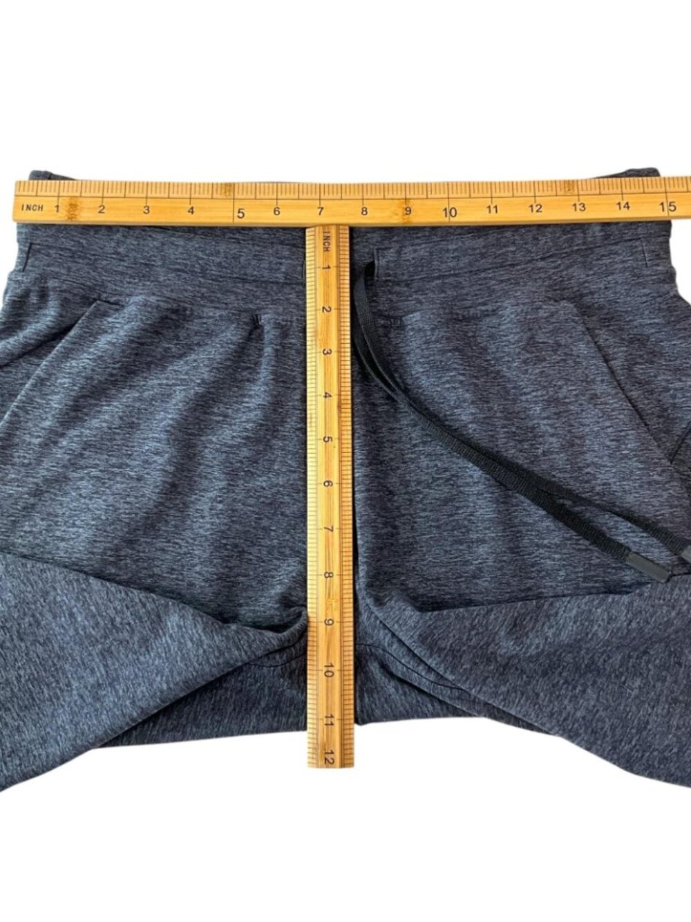 Lululemon Ready To Rulu Pant Heathered Dark Cast Black Womens 8 Pockets - Picture 7 of 9